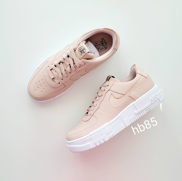 Nike AF1 Pixel Particle Beige Particle Beige Women's 11.5 - Picture 2 of 6